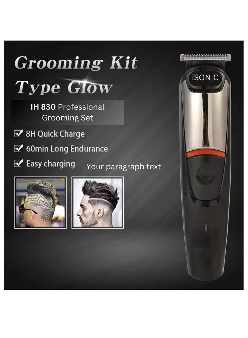 7 in 1 Multigroom Series Trimmer - iH 830, 2 Year Warranty Black