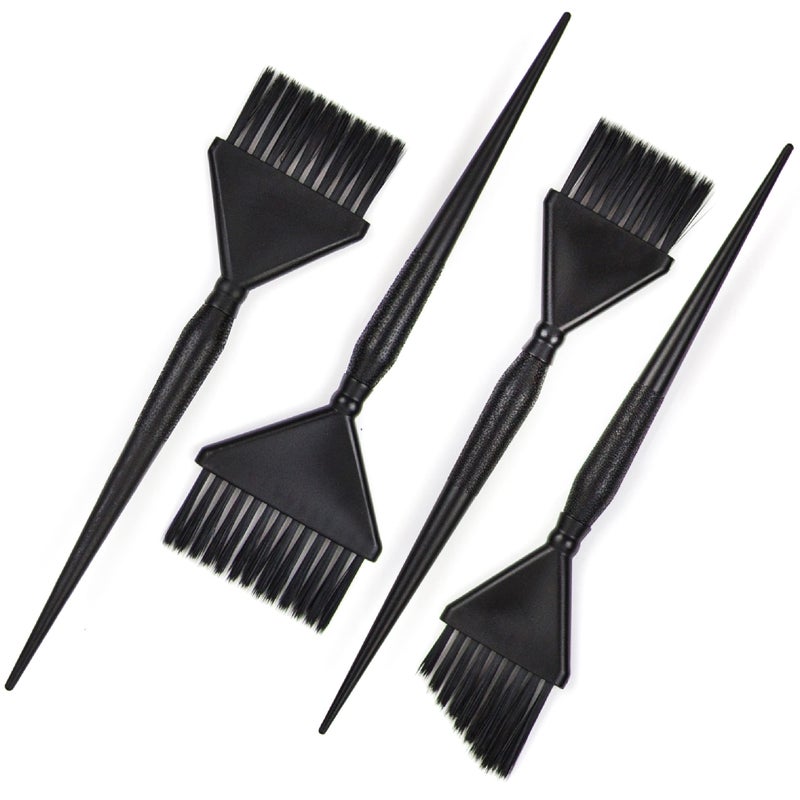 Salon Supply Co Hair Dye Brush Set  4 Color Brushes for Hair Salon  Hair Color Brush Applicator Set  Balayage Brush  Hair Tint Brush  Hair Dying Brush  Hair Coloring Kit