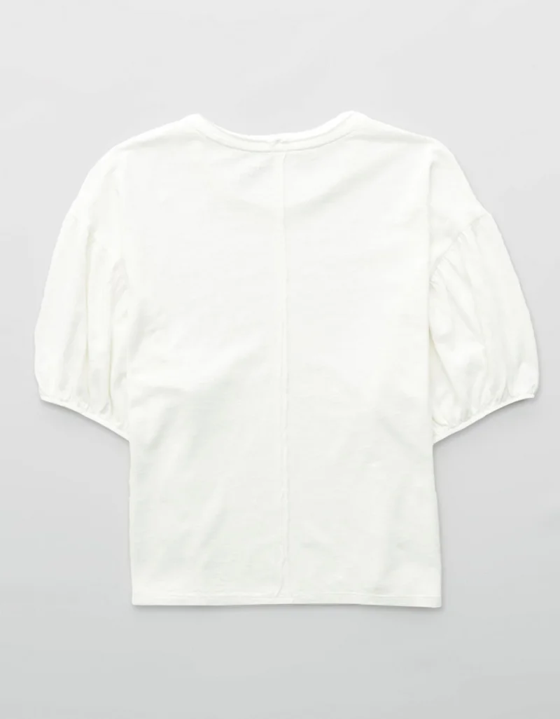 American Eagle AE Relaxed Puff Sleeve T-Shirt