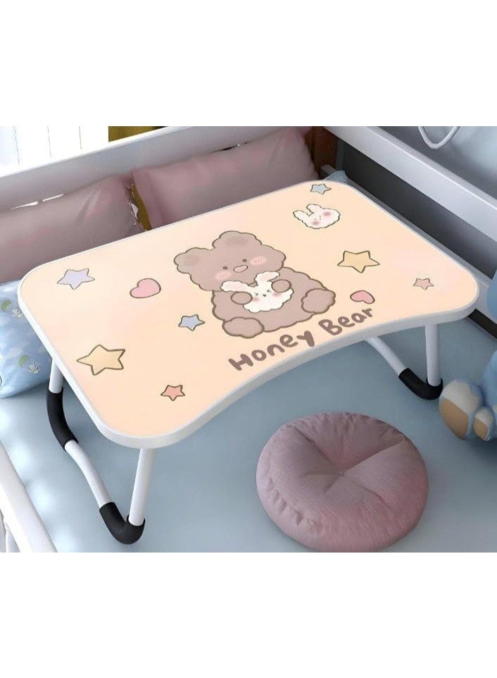 Laptop table, notebook, and also a bedside table with a cup holder. Plastic Multicolour - Image 1
