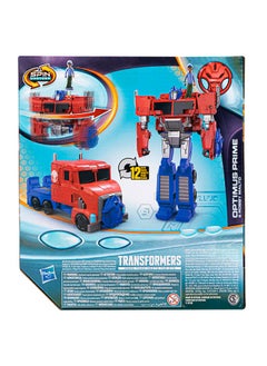 HASBRO - TRANSFORMERS دميّة أكشن أوبتيموس برايم 8 إنش من إيرث سبارك مع دمية روبّي مالتو 2 إنش، ألعاب روبوت للأطفال بعمر 6 سنوات وما فوق  - Image 4