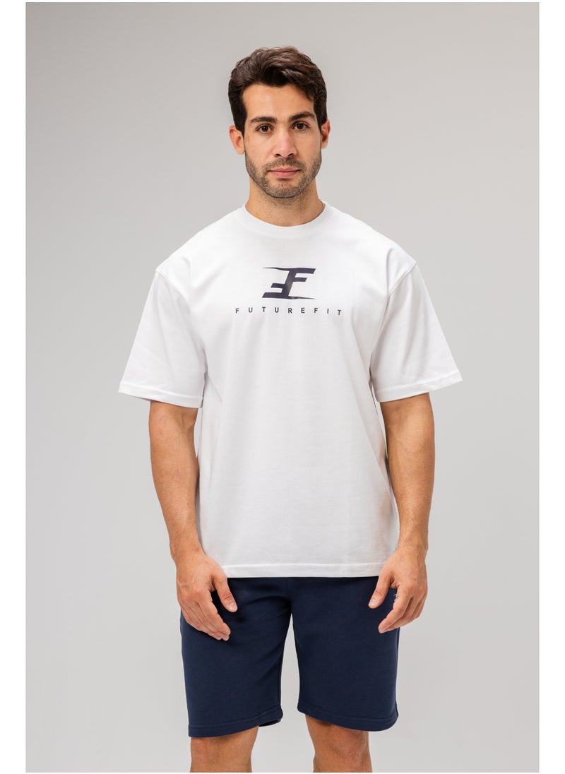 Men Basic Half Sleeves T-Shirt Casual Style With Simple Design For Men Whit Size L