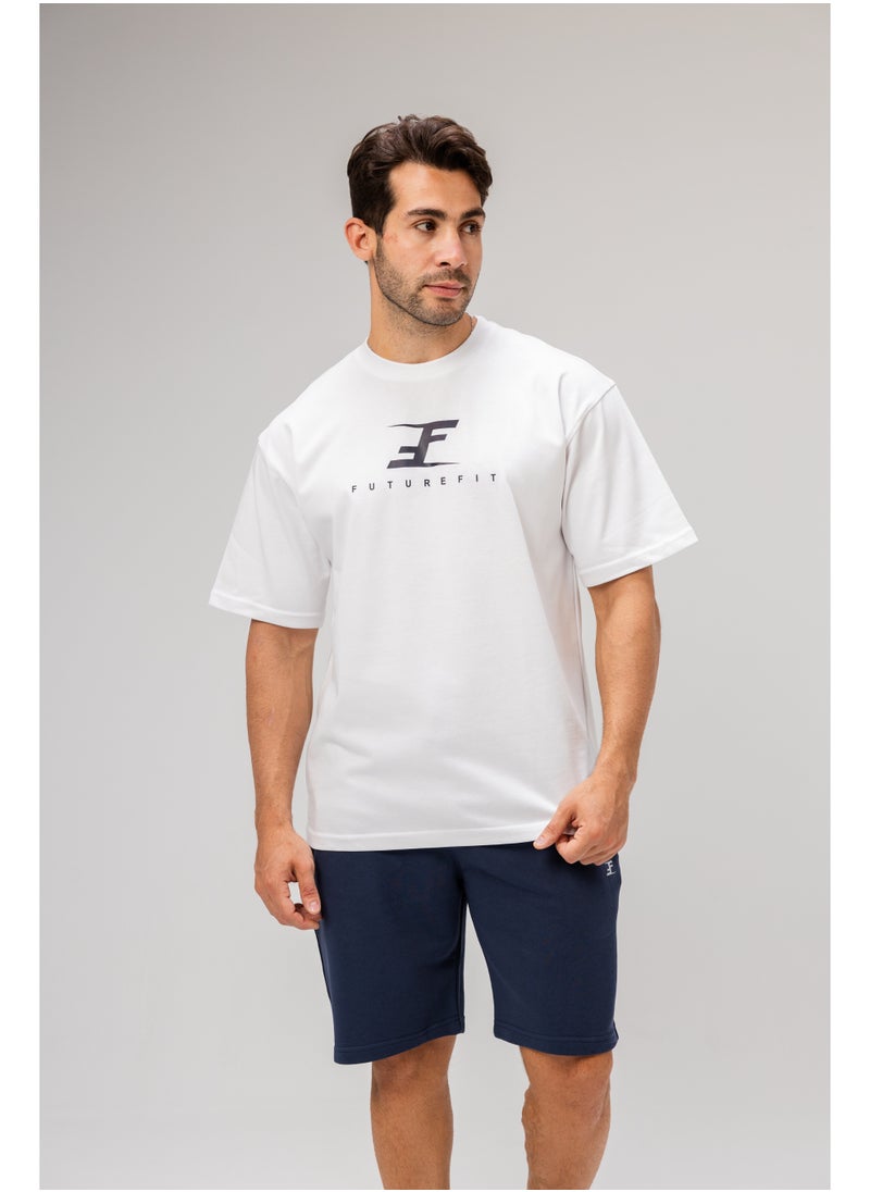 Men Basic Half Sleeves T-Shirt Casual Style With Simple Design For Men Whit Size L