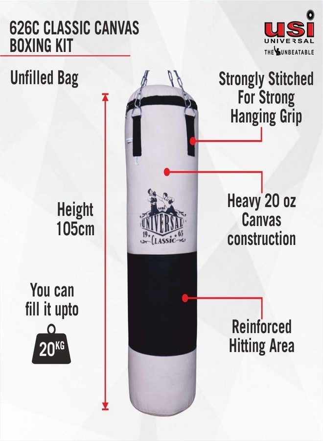 USI Universal Canvas Punch Bag -UNFILLED - 626C_105 - Image 3