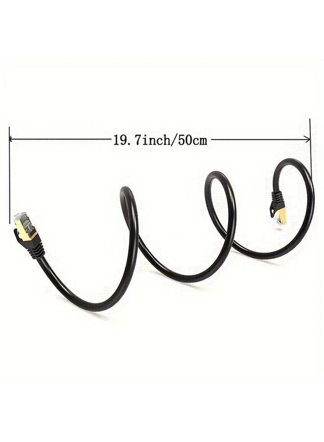Cat 8 Ethernet Cable 33FT Shielded SFTP Heavy Duty High Speed Direct Burial 26AWG LAN Network Wire 40Gbps 2000Mhz RJ45 Patch Cord Indoor Outdoor for Router Modem Xbox - Image 2
