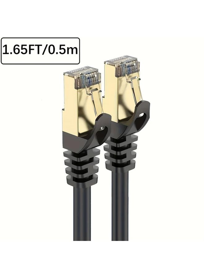 Cat 8 Ethernet Cable 33FT Shielded SFTP Heavy Duty High Speed Direct Burial 26AWG LAN Network Wire 40Gbps 2000Mhz RJ45 Patch Cord Indoor Outdoor for Router Modem Xbox - Image 3