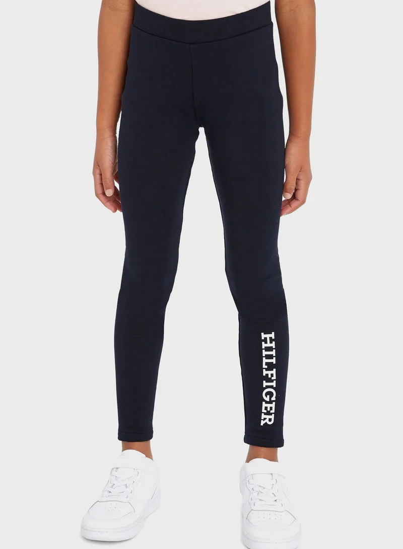 TOMMY HILFIGER Kids Logo Leggings