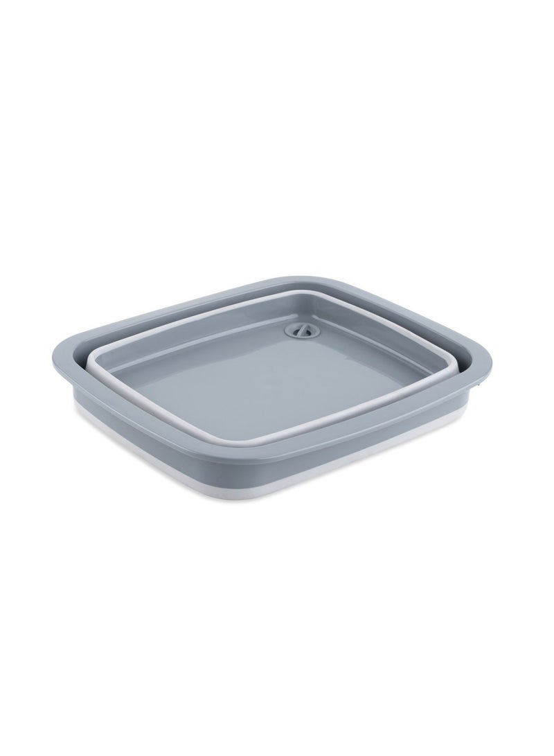 Pan Home Cavie Multipurpose Collapsible Tub 37x31.5x5.4cm - Grey - Image 5
