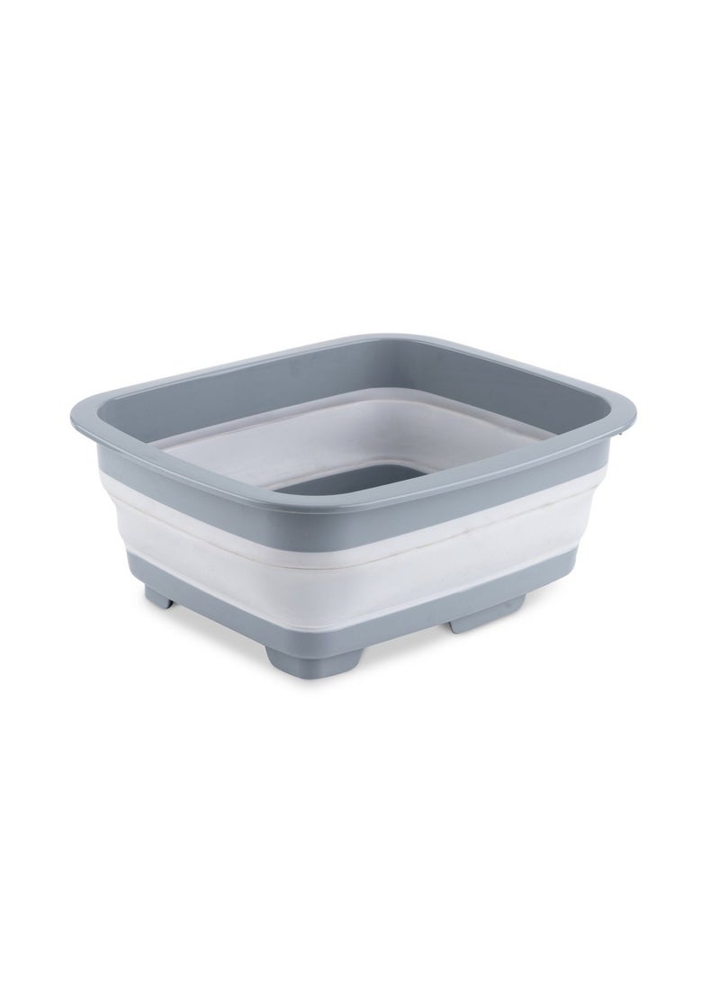 Pan Home Cavie Multipurpose Collapsible Tub 37x31.5x5.4cm - Grey - Image 3