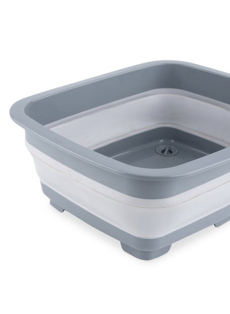 Pan Home Cavie Multipurpose Collapsible Tub 37x31.5x5.4cm - Grey - Image 4