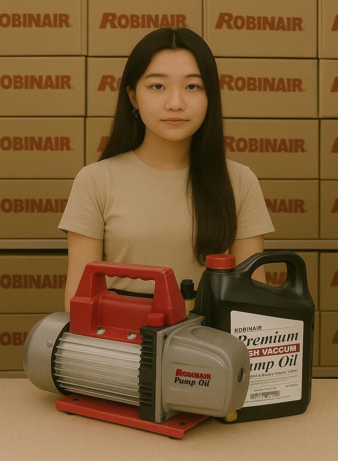 Robinair 3.8lVACCUM PUMP OIL 13204 - Image 3