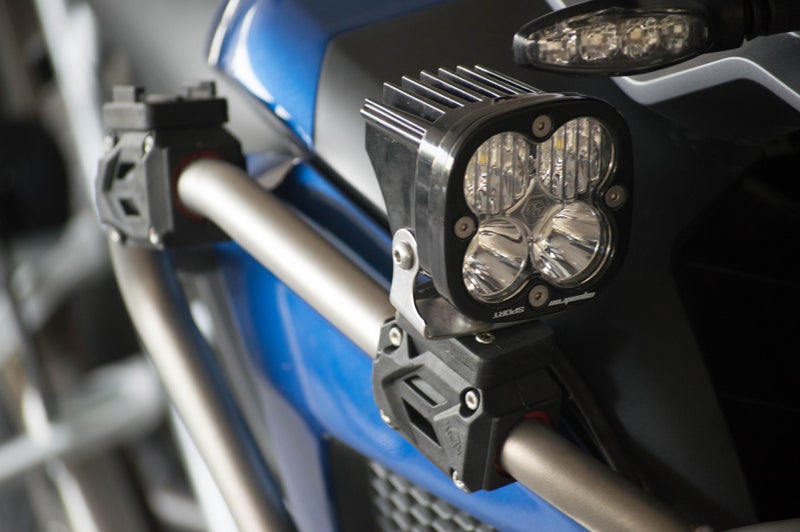 Pro-Spec Performance Parts Pro-Spec Easy Tags Aux Mount Motorcycle Auxiliary Light Mount 22-25mm Guards ( ET 460 BM 42225 ) - Image 5