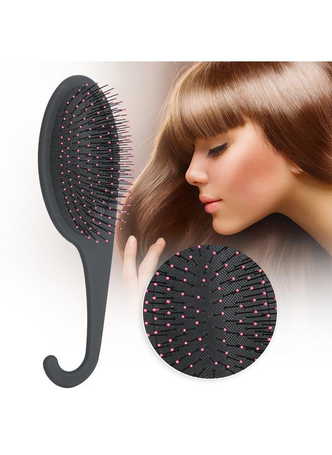 Thoraya Unisex ABS Hook Massage Comb Hair Brush Smooth Hair Anti-Static Hairdressing Brush#9  - Image 5