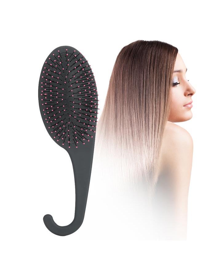 Thoraya Unisex ABS Hook Massage Comb Hair Brush Smooth Hair Anti-Static Hairdressing Brush#9  - Image 4