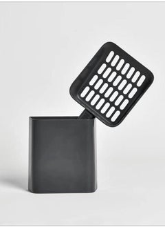 Cat Litter Scooper with Caddy Holder, Cat Scooper for Litter Box with Stand, A Nice Addition to cat Litter Tray and Box, Store cat Pooper Scooper When not in use, Modern, Durable and Cute
