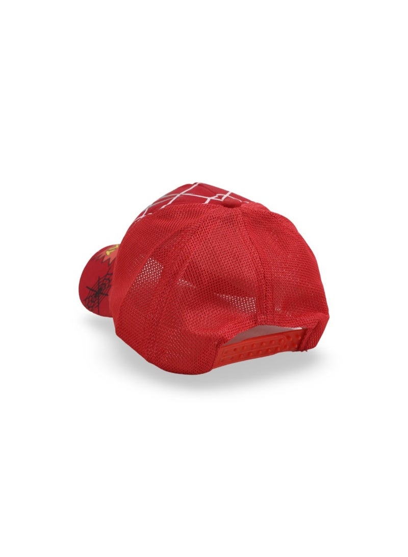 Fancy Boys Cotton Cap – Spider Design - Image 2