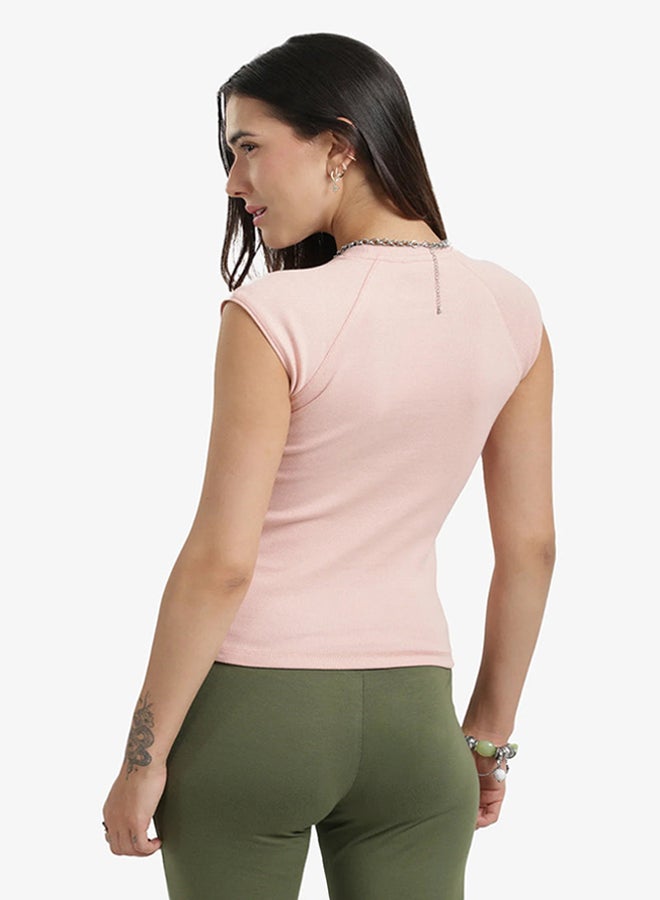 Carina Ribbed Cap Sleeves Top - Image 3