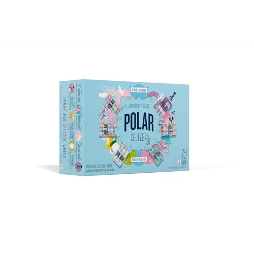 Polar Seltzer Jr Variety Pack, 7.5 fl oz cans, 24 pack, Six Flavors, Mini Cans, No Sugar, No Sweeteners - Image 3