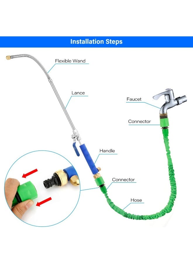 Lalafancy Jet Car Washer, Magic Pressure Power Hose Nozzle Washer Wand  - Image 5