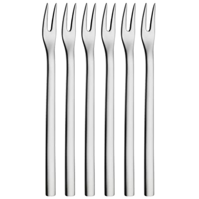 WMF Snack Forks Set of 6 Nuova Cromargan Stainless Steel 18/10 Polished