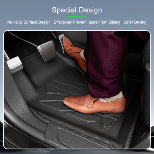 xipoqix 7 Seats Floor Mats Cargo Mat Backrest Mat Compatible with 2016-2026 Dodge Durango Floor Liner Replacement for 2016-2026 Dodge Durango Accessories (Trunk Mat+3rd Backrest Mat+7 Seats Floor Mat) - Image 4