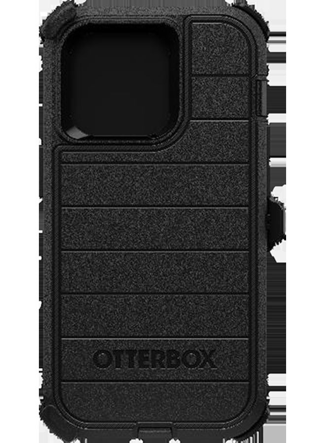 Defender Pro Series Case and Holster - iPhone 14 Pro Black