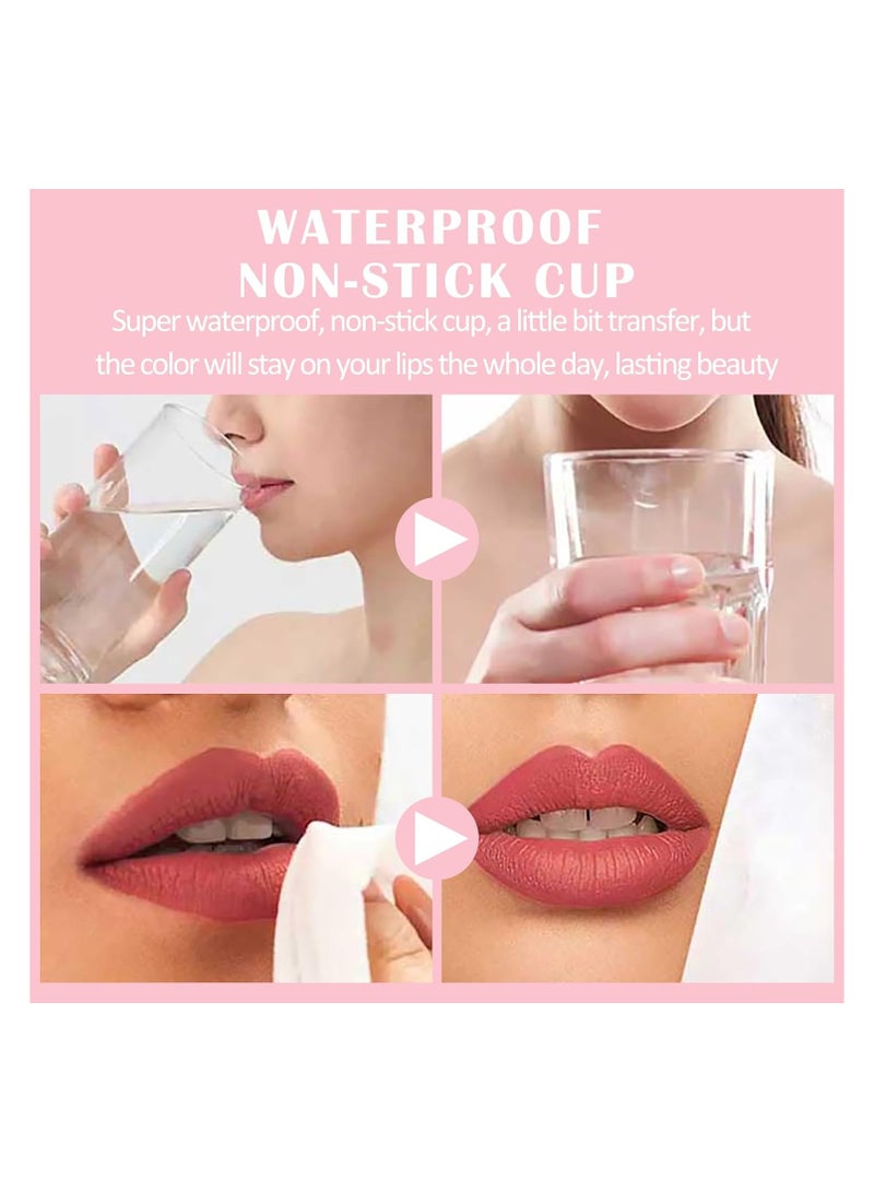 KASTWAVE 2 Pcs Peel Off Lip Stain, Tattoo Color Lip Gloss Long Lasting Smudge Proof, Waterproof Tear-off Lip Gloss, Gloss Tattoo Magic Color Lip Stain Tints for Women Girls (Cherry Red) - Image 5