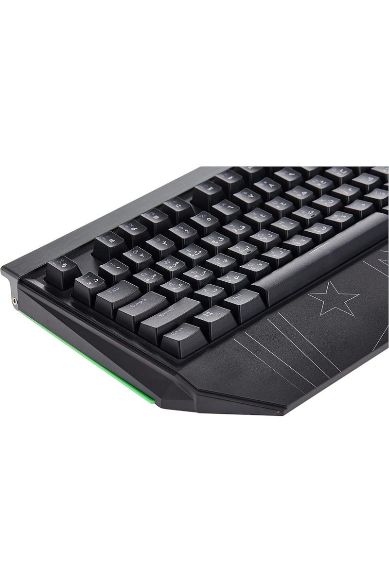 VERTUX Mechanical gaming keyboard with RGB lighting, Outemu Blue switches, and a comfortable wrist rest - Image 5