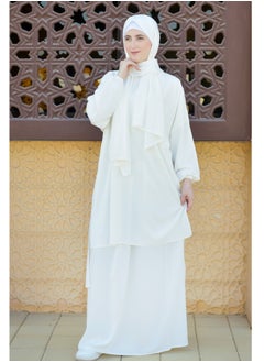 DAMAS COLLECTION P101-umrah essentials Jilbab for women with tow style Skirt or Trouser -4 piece Prayer Clothes for Muslim Women-Islamic Abaya Dress Outfit maxi with scarf and poket- Modest suit Women  - Image 2