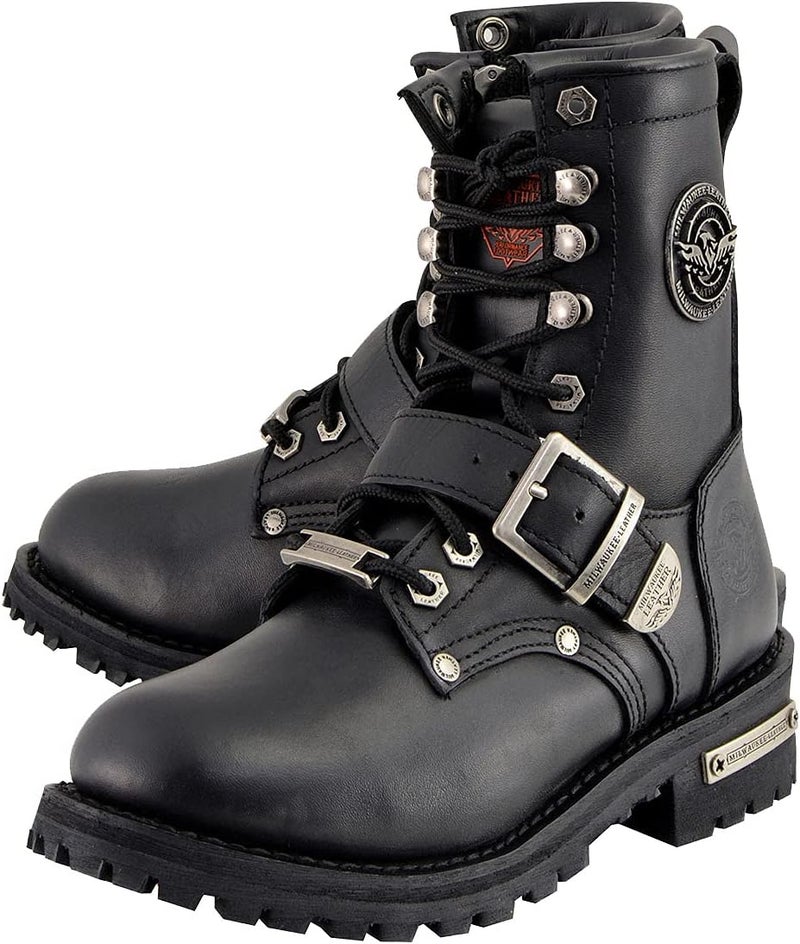 Milwaukee Leather Women's Classic Motorcycle Boots - Image 5