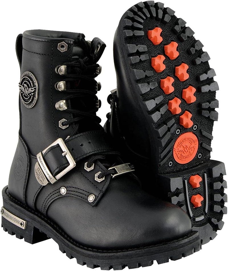 Milwaukee Leather Women's Classic Motorcycle Boots - Image 2