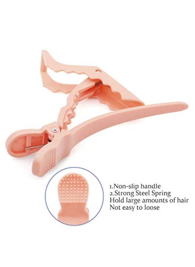 GLAMFIELDS - 12 Pcs Alligator Hair Clips For Styling Sectioning, Non-Slip Grip Clips For Hair Cutting, Durable Women Professional Plastic Salon Hairclip With Wide Teeth & Double-Hinged Design - Image 1