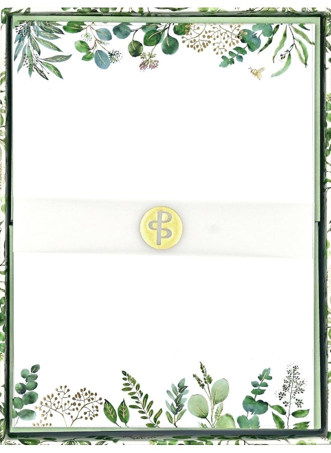Eucalyptus Boxed Stationery (24 Sheets, 30 Envelopes)  - Image 3