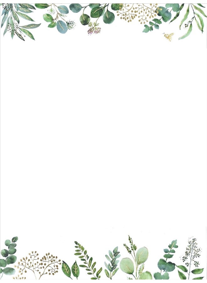 Eucalyptus Boxed Stationery (24 Sheets, 30 Envelopes)  - Image 1