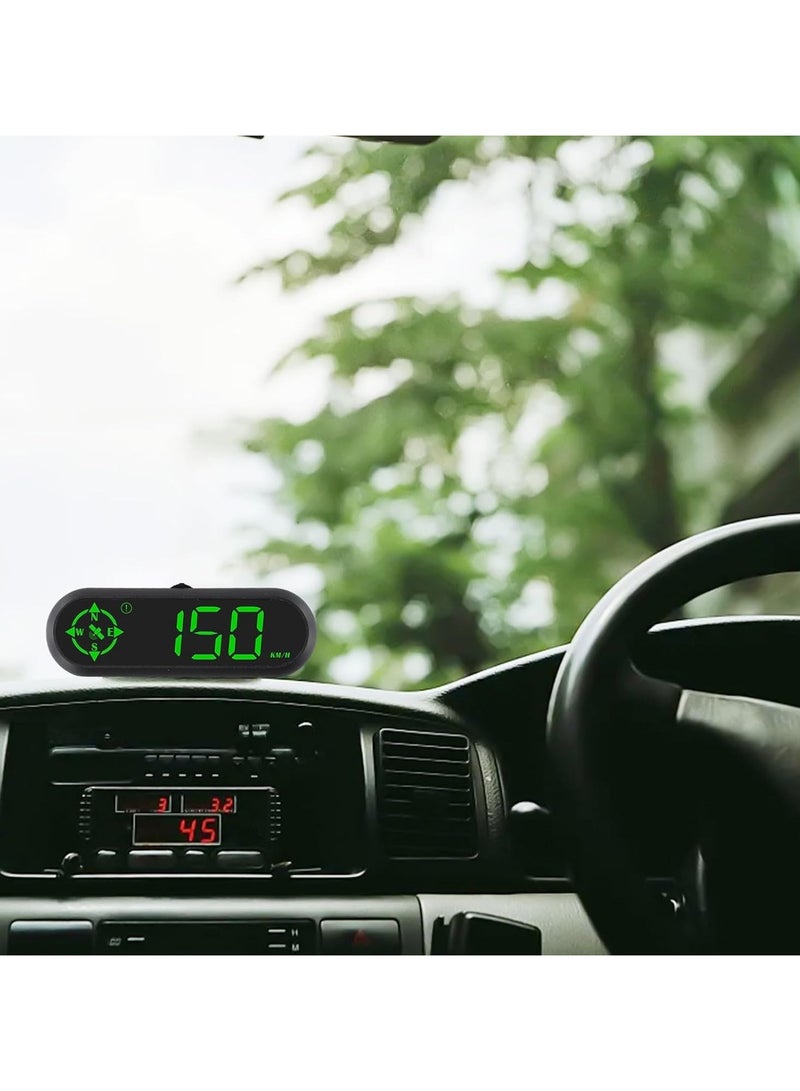 أنكوفو شاشة الزجاج الأمامي للسيارة، مقياس السرعة الرقمي للسيارة، مقياس السرعة للسيارة HUD GPS، مقياس السرعة للسيارة مقياس السرعة للسيارة - Image 2