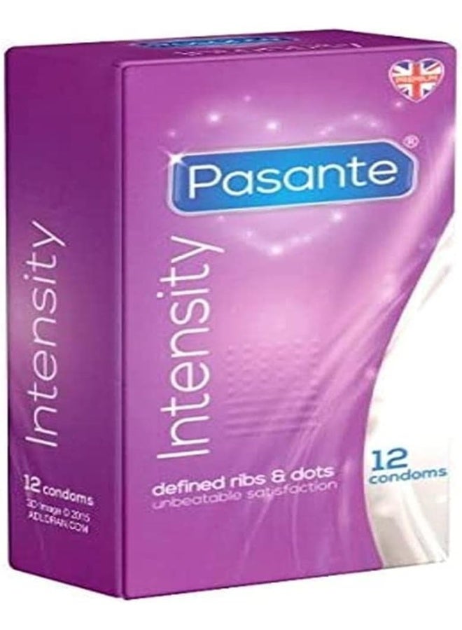 Pasante Intensity Condoms, 12 Count - Image 1