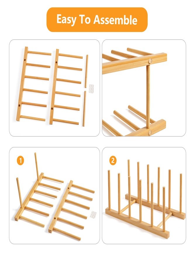 هبلايف منظم ملفات مكتبي من إتش بي لايف، 5 أقسام، منظم ملفات عمودي، عبوة واحدة، حامل ملفات من الخيزران للمنزل والمكتب والمدرسة - Image 3