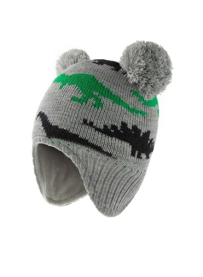EL REGALO قبعة للأطفال باللون الرمادي والأخضر Unisex - Image 2