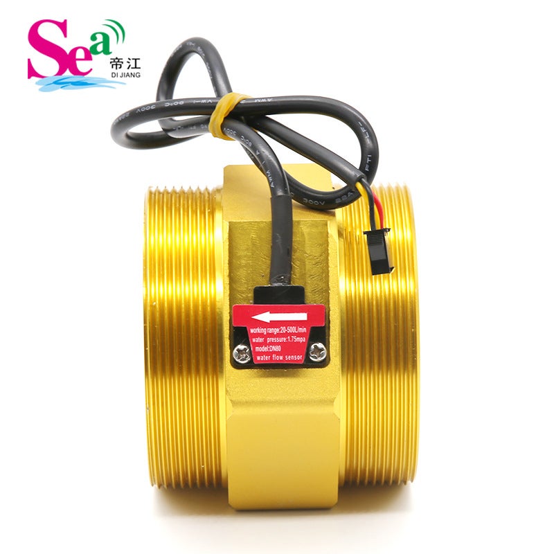 DN80 Water Flow Sensor Turbine Large Flow Meter Farmland Irrigation Water Treatment Available Flowmeter 3 inches DN80 