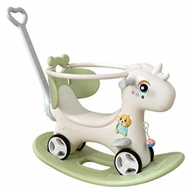 BAIG Horse Rocking Horse Riding On Toys for Toddler Two-in-one Roller Coaster Multi-function Toy 1-4 Years - Image 1