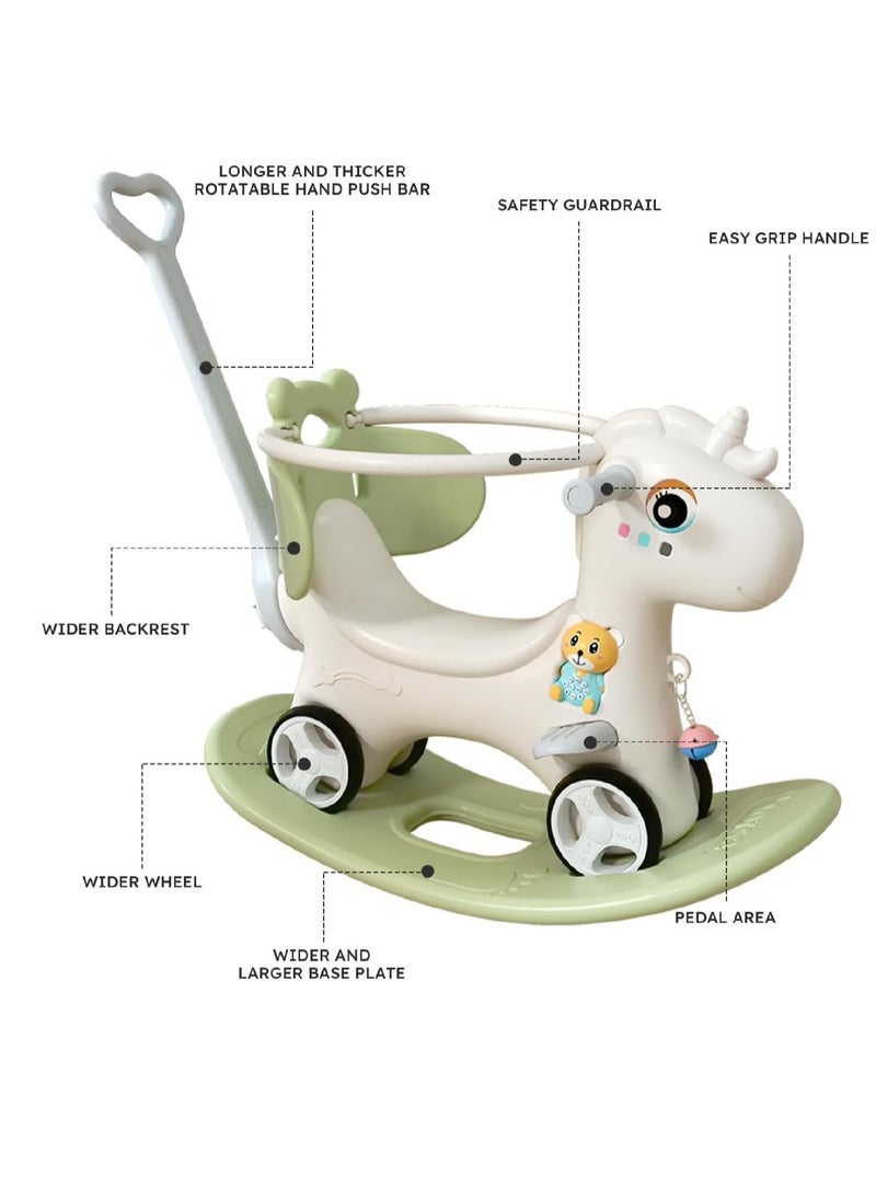 BAIG - Horse Rocking Horse Riding On Toys for Toddler Two-in-one Roller Coaster Multi-function Toy 1-4 Years - Image 1