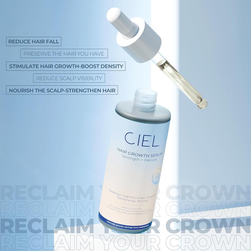 CIEL Hair Growth Serum for Scalp  60 ml  Hair Fall Control  Regrowth Treatment  3 Redensyl 4 Anagain 3 Baicapil  Strengthens Roots Scalp Nourishing Hair Serum for Men  Women  All Hair Types - Image 3