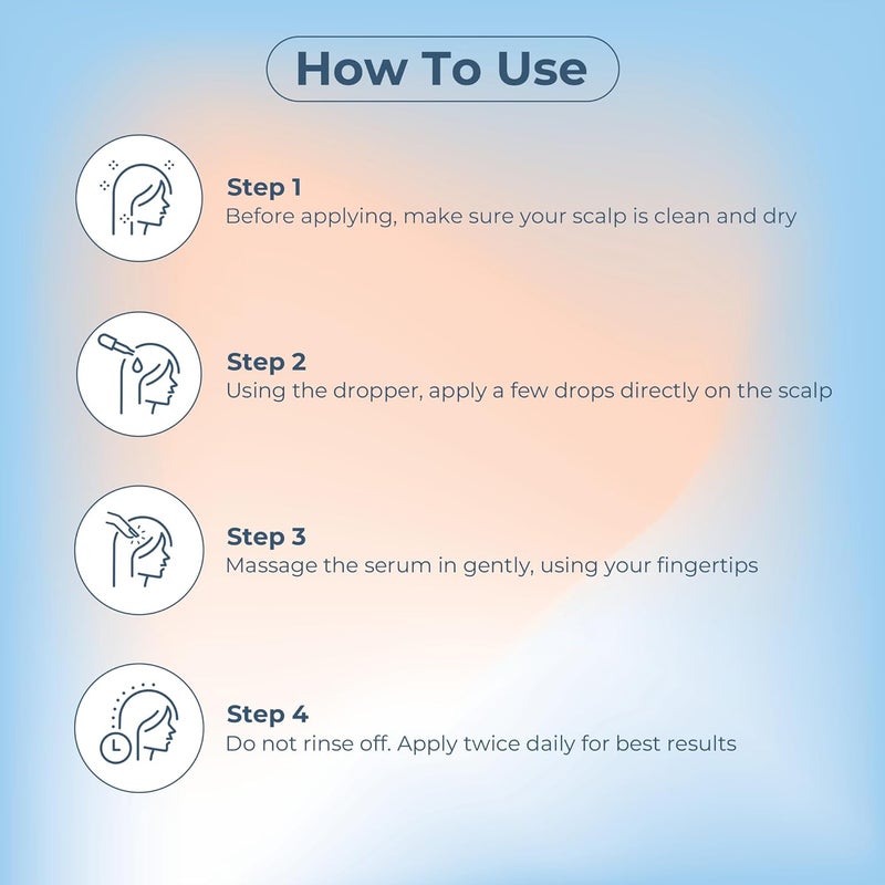 CIEL Hair Growth Serum for Scalp  60 ml  Hair Fall Control  Regrowth Treatment  3 Redensyl 4 Anagain 3 Baicapil  Strengthens Roots Scalp Nourishing Hair Serum for Men  Women  All Hair Types - Image 4