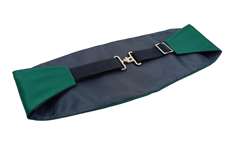 UTF Store UTF Men's Cummerbund Set - Bow Tie (Pretied), Pocket Square & Cufflinks | Formal Wear for Wedding, Party & Business - Image 5