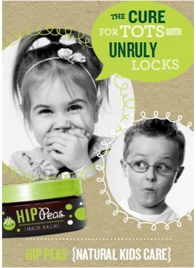 Hip Peas - Natural Hair Styling Balm/Gel/Pomade Light Hold 2 Oz Jar - Image 1