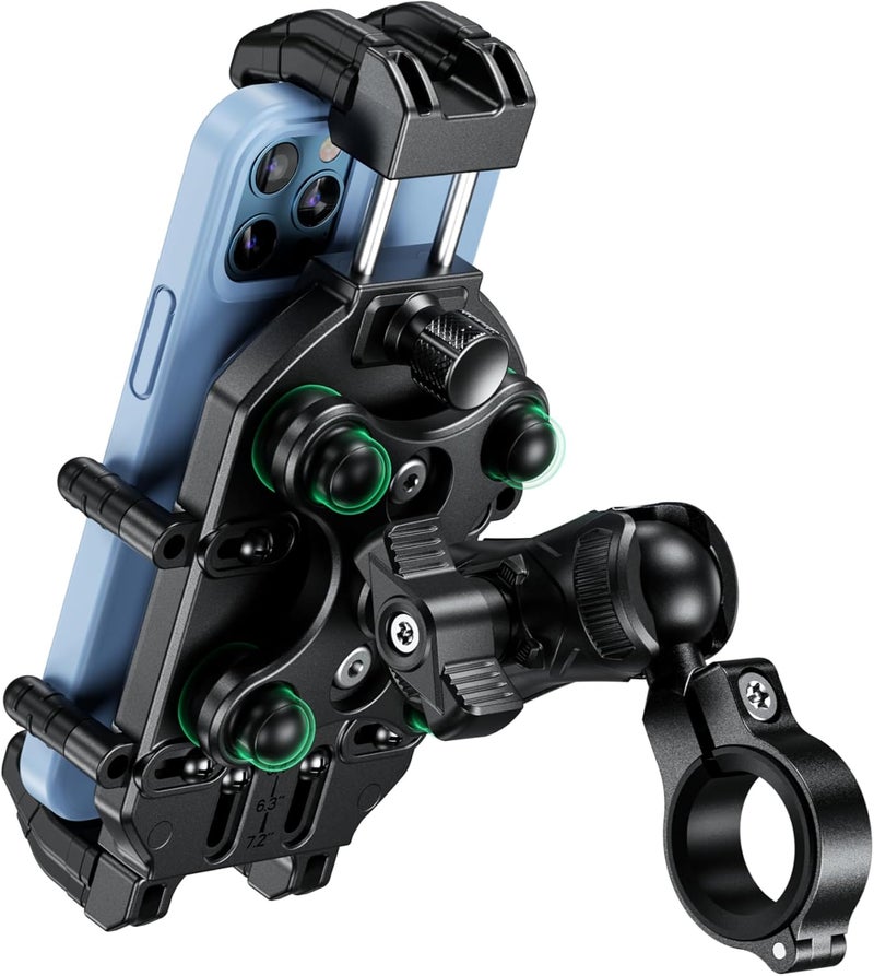 BRCOVAN Motorcycle Phone Holder with Vibration Dampener - Image 1