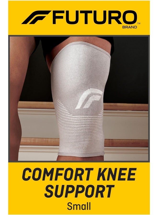 FUTURO Futuro Comfort Knee Support Small size, 1 unit/pack | Beige color | 76586ENR | Provides immediate compression for sore knee | Mild support | Knee Support  - Image 3