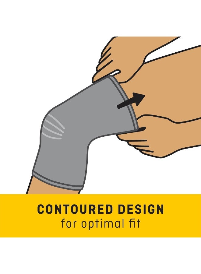 FUTURO Futuro Comfort Knee Support Small size, 1 unit/pack | Beige color | 76586ENR | Provides immediate compression for sore knee | Mild support | Knee Support  - Image 5
