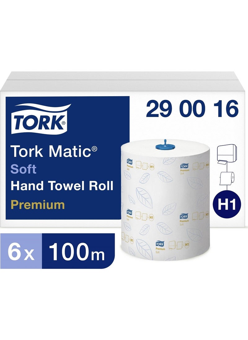 Tork Matic Movable Towel Advanced 100 m 21 cm 6 Rolls  - Image 1