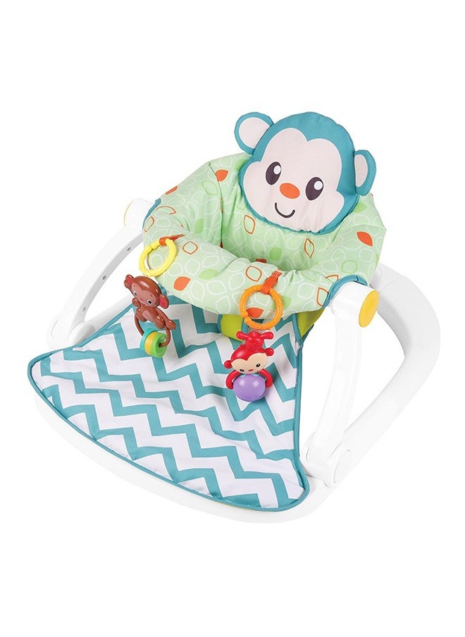 BLOOMING TIME Portable And Multifunctional Lightweight Monkey Sit-Me-Up Floor Seat Baby Rocker And Bouncer  - Image 1